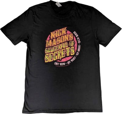 Nick Mason's Saucerful Of Secrets - Echoes European Tour 2022 Heren T-shirt - S - Zwart