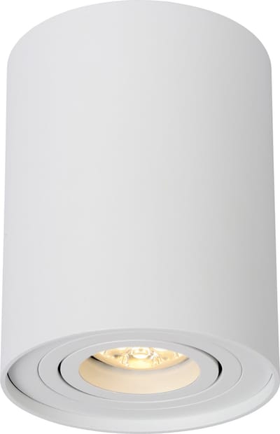 Lucide TUBE - Plafondspot (Plafondlamp) - Ø 9,6 cm - 1xGU10 - Wit