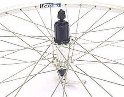 Roland achterwiel 28 uitval cass 8/9v ZAC19 zilver RVS spk