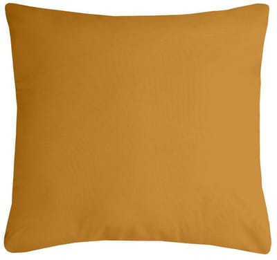 Stof Textile sierkussen Nelson - okergeel - 40 x 40 cm - bank kussens - zitkussens - binnen/buiten - polyester