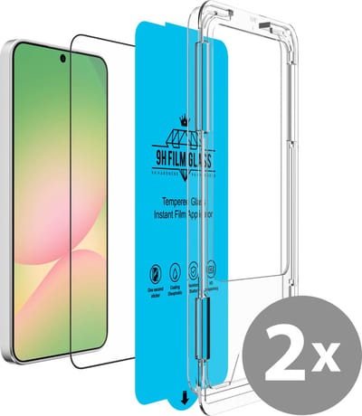 Just in Case screenprotector geschikt voor Samsung Galaxy A57 - Screenprotector met Applicator - 2 Stuks