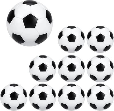 Voetbalgummen - Gummen set - Kantoorartikelen - 3D voetbalvorm - 21 cm diameter - Wit zwart