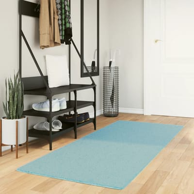 vidaXL Vloerkleed OVIEDO laagpolig 80x200 cm groen