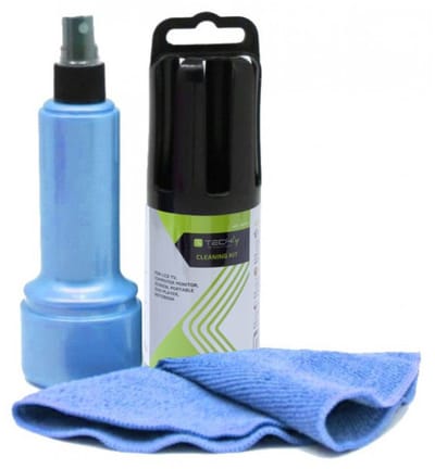 Techly ICSB-CS5005BLTY computerreinigingskit Universeel Spray & droge doekjes voor apparatuurreiniging 150 ml