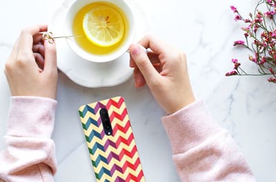 OnePlus 7 Pro TPU bumper Zigzag Multi Color