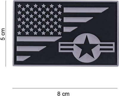 Embleem 3D PVC Stars and Stripes USAF
