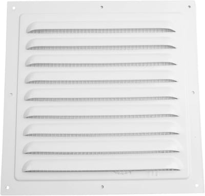 Vierkante Ventilatieopening Rooster met Insectenhor voor Binnen en Buiten