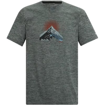 Heren Fingal T-shirt met korte mouwen en gemêleerde print