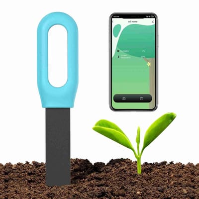 Bodemtester - Vochtigheidsmeter Planten - Planten Verzorgen - App Integratie - 16.2 cm - Zwart