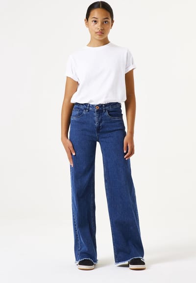 GARCIA Annemay Meisjes Wide Fit Jeans Blauw