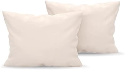 Kussensloop Set van 2 Stuks - 50x80 cm - Beige Microvezel - Hypoallergeen - Wasbaar tot 60°C - Drogerbestendig - Anti-Rimpel
