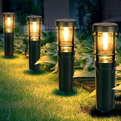 Waterdichte Led-zonnelampen voor Buiten - Verlichting voor Tuin, Terras en Pad - Energiebesparend en Voor Nachtgebruik