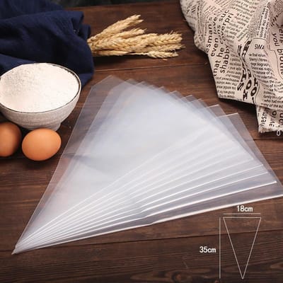 100 Pièces Poche à Douille Aliment pour Bébé Jetable Huile de Traite Ligne de Nouilles Haricot Ménage Cuisson Biscuit Gâteau Outil 100Pcs