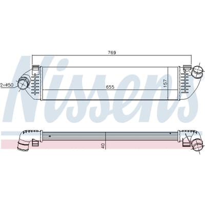 Intercooler NISSENS 96481
