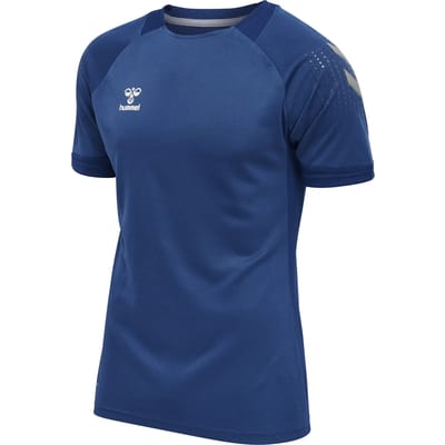 Hummel Lead Poly T-shirt Met Korte Mouwen Blauw S Man