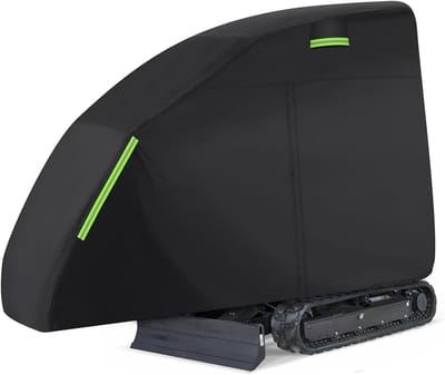 Minigraafmachinehoes voor E32 E20 E10 - Bescherming tegen Zon, Regen en Stof - Waterdichte 210D Oxford-stof met Ritssluiting en Zwarte Kleur