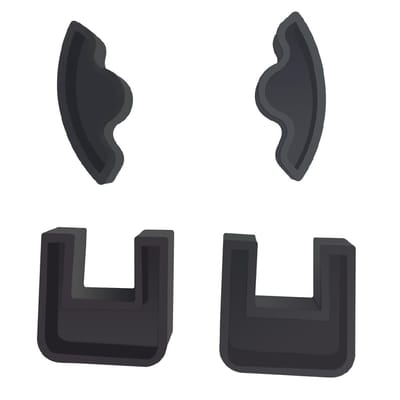 Buffalo rubber voetjes voor planeetmenger 10L (4 stuks)