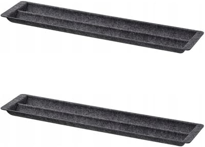 Merkloos Schuifbare Lade Organizer - Grijs, 60 cm