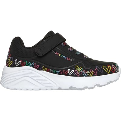 Skechers Street UNO LITE HEART CRAZE sneakers meisjes 314091L BKMT