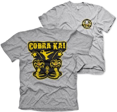 Cobra Kai Kickback T-shirt Heather-Grey