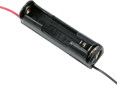 AAA Batterijhouder - Batterij Compartiment - Elektronica Projecten - 150mm Draden - 7 x 10 x 15 cm