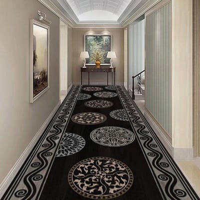 Retro Europese Lange Gang Tapijt Runner Huis Hotel Hal Decoratie Streep Tapijt Wasbaar Villa Trap Vloermatten Huisdecoratie 160*200cm