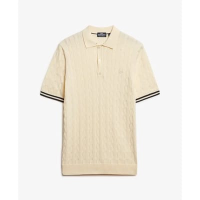 Superdry M1110441a Korte Mouw Poloshirt Geel XL Man