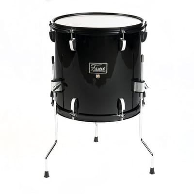 Fame First Step Floor Tom 14"x14" Piano Black - Floor tom