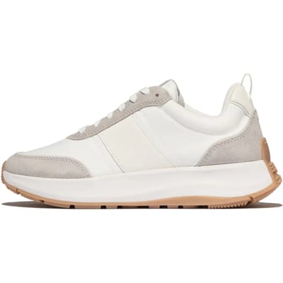 FitFlop F-mode flow suede-mix flatform sneakers