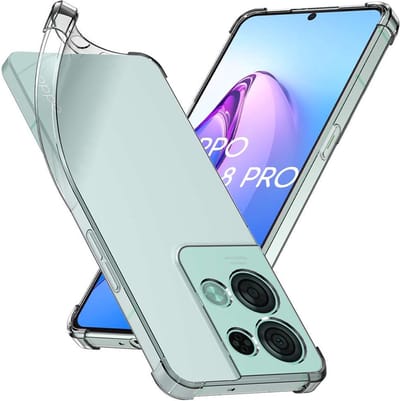 ebestStar - Hoes geschikt voor Oppo Reno8 Pro 5G, Silicone Slim Cover Case, Versterkte Hoeken en Randen hoesje, Transparant