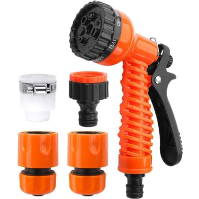 8 Modes De Pression d'Eau Élevée Par Pression des Doigts Pistolet à Eau Polyvalent Convient Pour l'Aménagement Paysager le Lavage de Voiture l'Agriculture