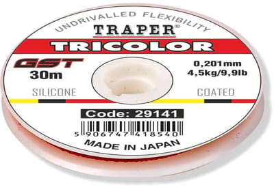 Traper Fly Gst Tricolor Vliegvissnoer 30 M Transparant 0.185 mm