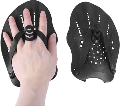 1 paar Power Swim Paddle voor kinderen - zwempeddels - Handpeddels - Gebruikt als zwemtraining suitrusting - Zwemvliezen voor krachttraining - Met verstelbare banden - Geschikt voor beginners en professionals - Verbetert de snelheid en zwemstijl