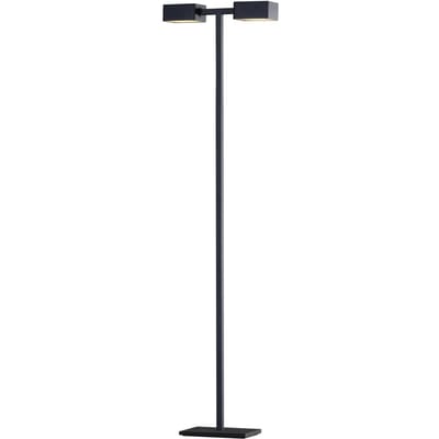Viokef LED vloerlamp Nosto van staal, kappen neigbaar