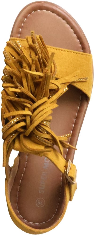 Platte sandalen met bandjes