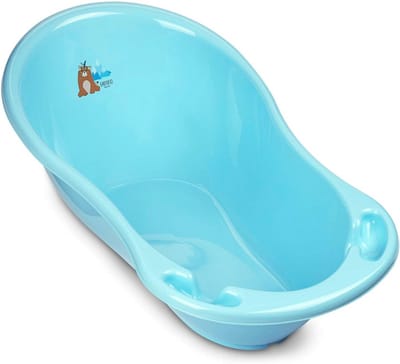 Antislip Babybadje voor Pasgeborenen - Ideaal Voor 0 tot 24 Maanden met Thermometer en Afvoerslang