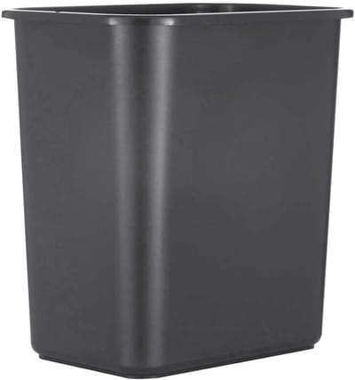 Bureau Prullenbak - Afvalbak Klein - Ruimte Besparen - Slank Design - Niet Gespecificeerd - Zwart