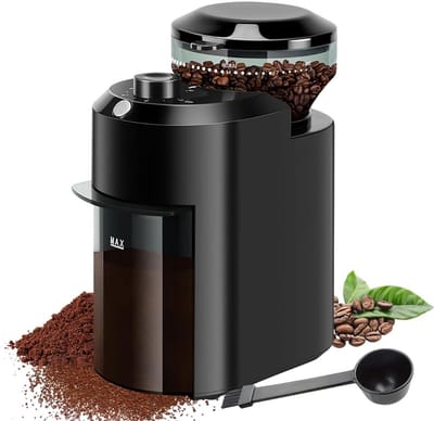 SNJY® Koffiemolen Electrisch - Koffiebonen Maler - Koffiebonen Machine - 200 W - Zwart