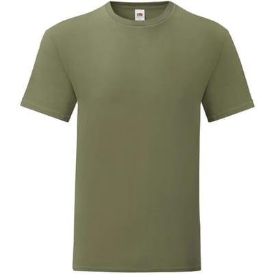 Katoenen T-shirt Fruit of the Loom Iconic 150