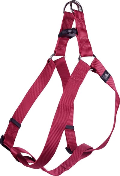 Flamingo Ziggi Step&go - Harnas Honden - Harnas Step&go Ziggi Kersenrood Xl 60-90cm 25mm - 1st - 127696 - 1st