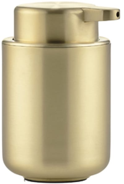Zone Denmark Ume Zeepdispenser - Zeeppompje Vrijstaand - Zeeppomp voor Badkamer, Keuken & Toilet - Toilet & Badkamer Accessoires - 250 ml - 12,8 x 8,3 cm - Goud