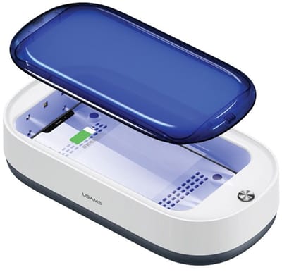 USAMS - UV-C Sterilisator - 15W Inductielader - Wit