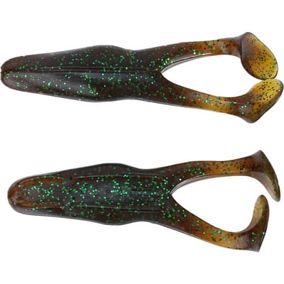 Lot de 2 pièces 105mm 13g Appât de pêche forme grenouille Souple réaliste Leurres de pêche (7Vert foncé) black