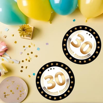 Bierviltjes 30 - 50x stuks - zwart/goud - luxe - verjaardag/jubilea - feestartikelen