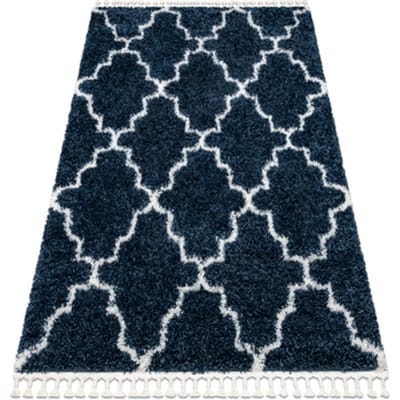 Kleden Rugsx Tapijt UNION 3488 Marokkaanse klaver blauw / 140x190 cm