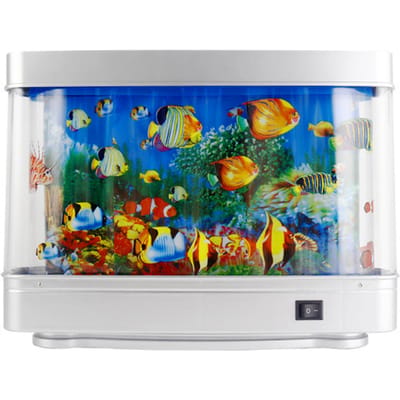 Siervissen Simulatielamp Imitatie Aquariumlamp LED Zeegezicht Lamp Desktop Home Nacht US Plug