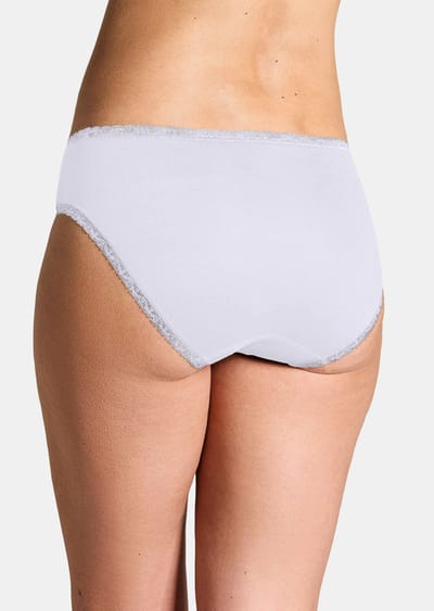 Heupslip in een set van 2 - wit - Gr. 36 van Goldner Fashion
