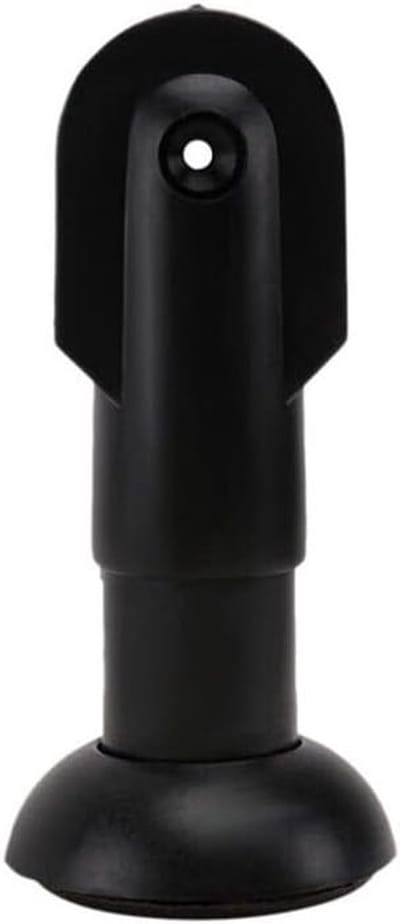 Toilet Scheidingsvoet - Sanitaire Steun - Toilet Inrichting - Roestbestendig PP Materiaal - 10 cm Hoogte - Zwart