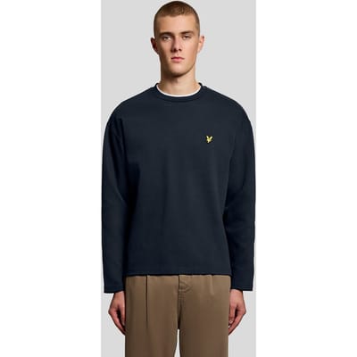 Ronde hals sweat in jacquard Lyle & Scott