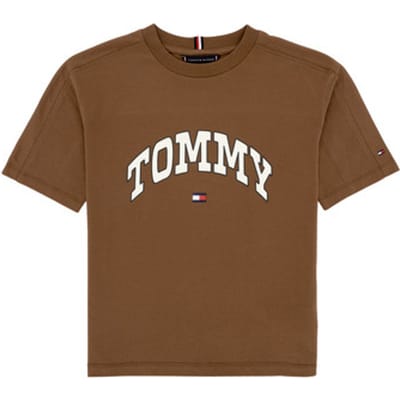 Tommy Hilfiger  T-shirt Korte Mouw VARSITY RAISED PRINT TEE SS